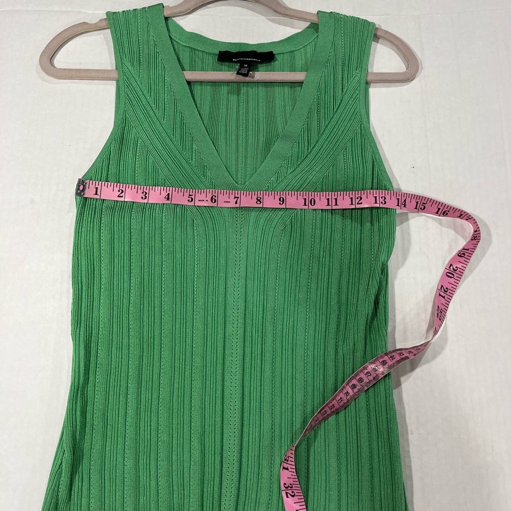 WHITE HOUSE BLACK MARKET RIBBED SCULPTED TANK (950) - Picture 2 of 12
